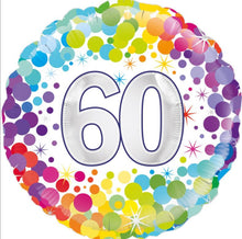 Load image into Gallery viewer, 18” Colourful Confetti Age Foil