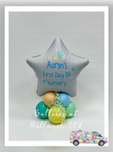 Load image into Gallery viewer, First Day at Nursery Mini Balloon Stack
