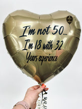 Load image into Gallery viewer, Personalised Foil Balloon ( BOTH SIDES)