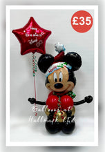 Load image into Gallery viewer, Mickey Mouse Balloon Stack Disneyland Reveal with Helium Foil Star Balloon