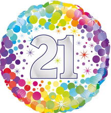 Load image into Gallery viewer, 18” Colourful Confetti Age Foil