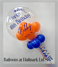 Load image into Gallery viewer, Personalised Helium Bubble Balloon - Small Balloons Inside