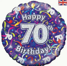 Load image into Gallery viewer, 18” AGE foil Birthday Streamers