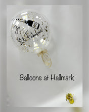 Load image into Gallery viewer, Personalised Helium Bubble Balloon - Sparkle Inside