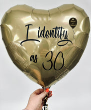 Load image into Gallery viewer, Personalised Foil Balloon ( BOTH SIDES)