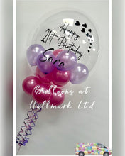 Load image into Gallery viewer, Personalised Helium Bubble Balloon - Small Balloons Inside