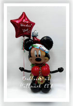 Load image into Gallery viewer, Mickey Mouse Balloon Stack Disneyland Reveal with Helium Foil Star Balloon