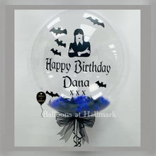 Load image into Gallery viewer, Personalised Helium Bubble Balloon - Feathers Inside