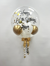 Load image into Gallery viewer, Personalised Balloon with Smaller Balloons and Sparkle Inside