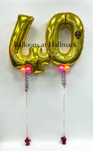 Load image into Gallery viewer, Balloon package - 2 large numbers & clear personalised balloon