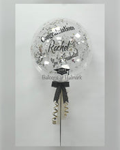 Load image into Gallery viewer, Personalised Helium Bubble Balloon - Sparkle Inside
