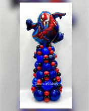 Load image into Gallery viewer, Organic Balloon Stack Topped With Character Balloon