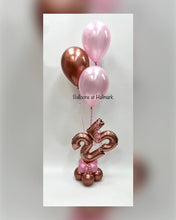 Load image into Gallery viewer, Deluxe Double Number Mini Stack with Group of 3 Latex Attached