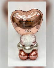 Load image into Gallery viewer, Airfilled Personalised Heart Balloon Prom