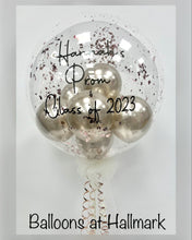 Load image into Gallery viewer, Helium Filled Personalised Bubble Balloon Prom