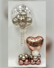 Load image into Gallery viewer, Airfilled Personalised Heart Balloon Prom