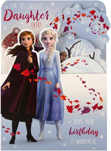 Load image into Gallery viewer, Daughter Birthday Card - Disney Frozen Fold Out 3D Scene Design