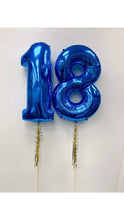 Load image into Gallery viewer, Large Blue Number Balloon - Choose Required Number