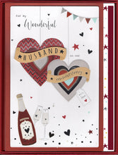 Load image into Gallery viewer, Husband Anniversary Large Boxed Card