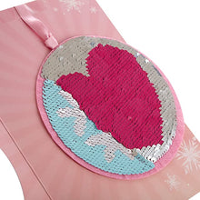 Load image into Gallery viewer, Daughter Birthday Card - Frozen Detachable Sequin Keepsake Design