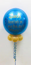 Load image into Gallery viewer, First Day at School/ High School/ Nursery Personalised Helium Orbz Balloon - Two Sided
