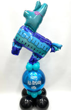 Load image into Gallery viewer, Personalised Balloon Stack Topped With Any Character Balloon