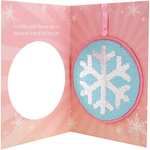Load image into Gallery viewer, Daughter Birthday Card - Frozen Detachable Sequin Keepsake Design