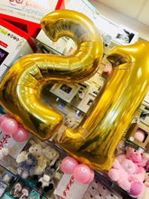 Load image into Gallery viewer, Large Gold Number Balloon - Choose Required Number