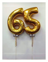 Load image into Gallery viewer, Large Gold Number Balloon - Choose Required Number