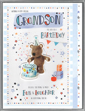 Load image into Gallery viewer, Grandson Large Boxed Birthday Card