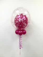 Load image into Gallery viewer, Balloon Inside a Balloon - Helium Balloon - Choose Age Required