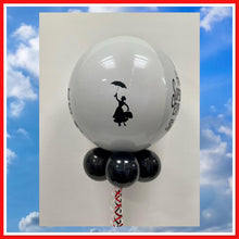 Load image into Gallery viewer, Mary Poppins Theme Personalised Plain Orbz Helium Balloon
