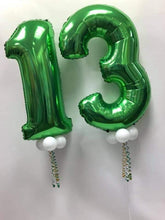 Load image into Gallery viewer, Large Green Number Balloon - Choose Required Number