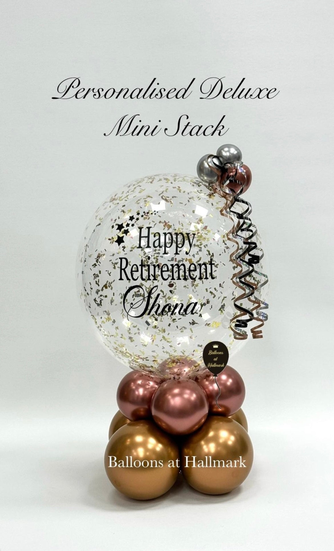 Personalised Balloon Stack – Balloons at Hallmark Ltd