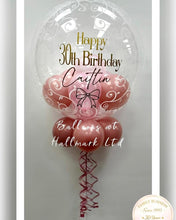 Load image into Gallery viewer, Personalised Helium Bubble Balloon - Small Balloons Inside

