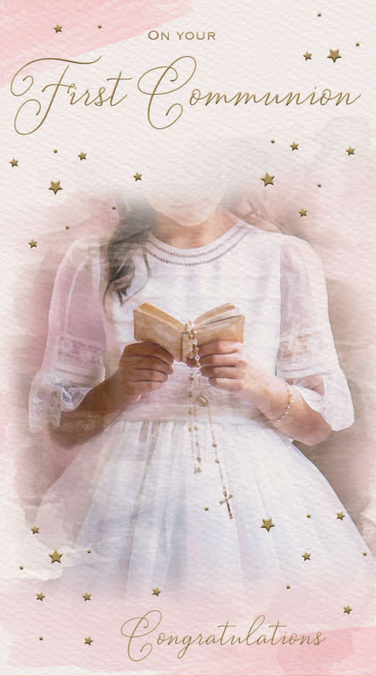 Goddaughter First Communion Day Card – Balloons at Hallmark Ltd