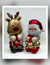 Load image into Gallery viewer, Santa Balloon Stack - Personalised
