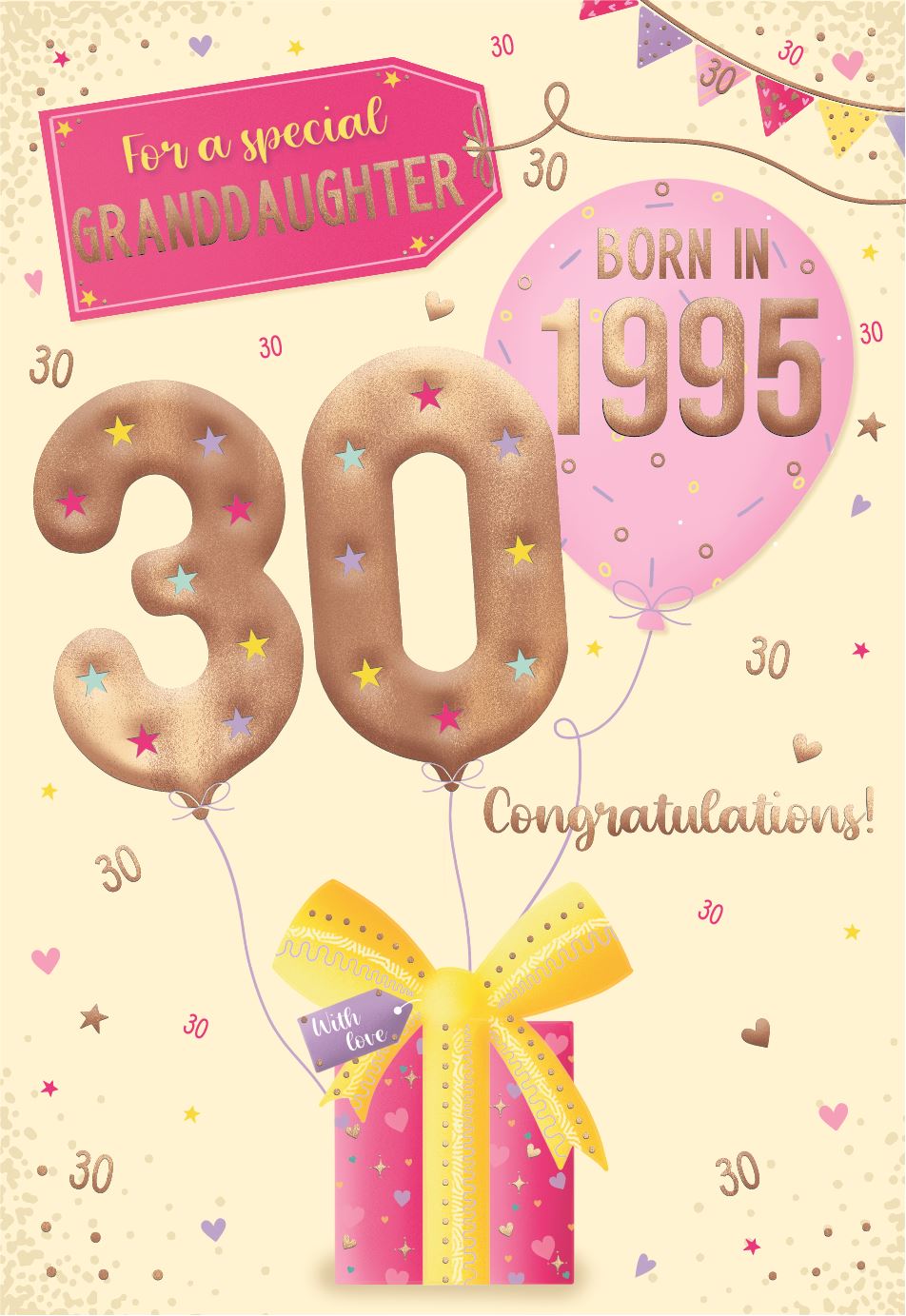 Granddaughter Age 30 - Born 1995