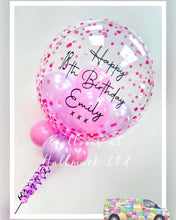 Load image into Gallery viewer, Personalised Helium Bubble Balloon - Small Balloons Inside
