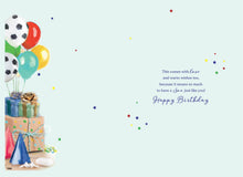 Load image into Gallery viewer, Son birthday card - Football
