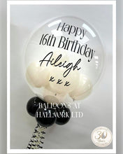 Load image into Gallery viewer, Personalised Helium Bubble Balloon - Small Balloons Inside
