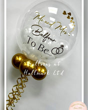 Load image into Gallery viewer, Personalised Helium Bubble Balloon - Small Balloons Inside

