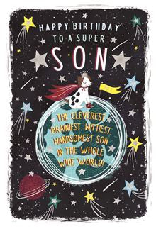 Son birthday card