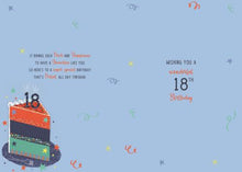 Load image into Gallery viewer, Grandson 18 Birthday Card Large size
