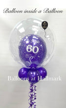 Load image into Gallery viewer, Balloon Inside a Balloon - Helium Balloon - Choose Age Required
