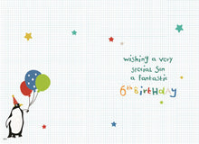 Load image into Gallery viewer, Son 6 Birthday Card

