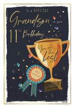 Load image into Gallery viewer, Grandson 11 Birthday Card
