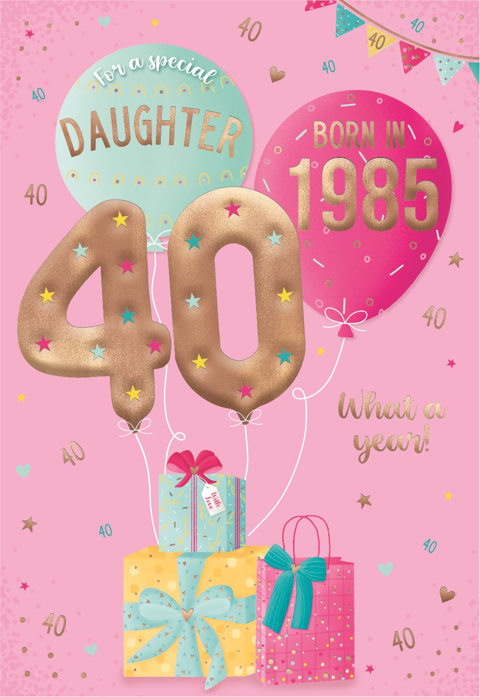 Daughter Age 40 - Born 1985