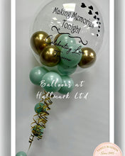 Load image into Gallery viewer, Personalised Helium Bubble Balloon - Small Balloons Inside
