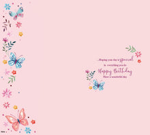 Load image into Gallery viewer, Daughter in Law Birthday Card Butterflies
